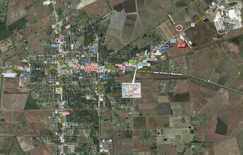 6500 7th St, Bay City, TX - AERIAL map view