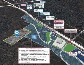 I-25 /Crystal Valley Parkway, Castle Rock, CO - AERIAL  map view - Image1