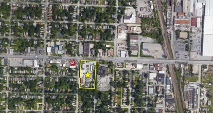 6801 E Truman Rd, Kansas City, MO - AERIAL  map view