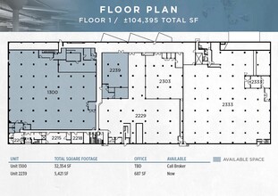 2201 Poplar St, Oakland, CA for lease Floor Plan- Image 1 of 1