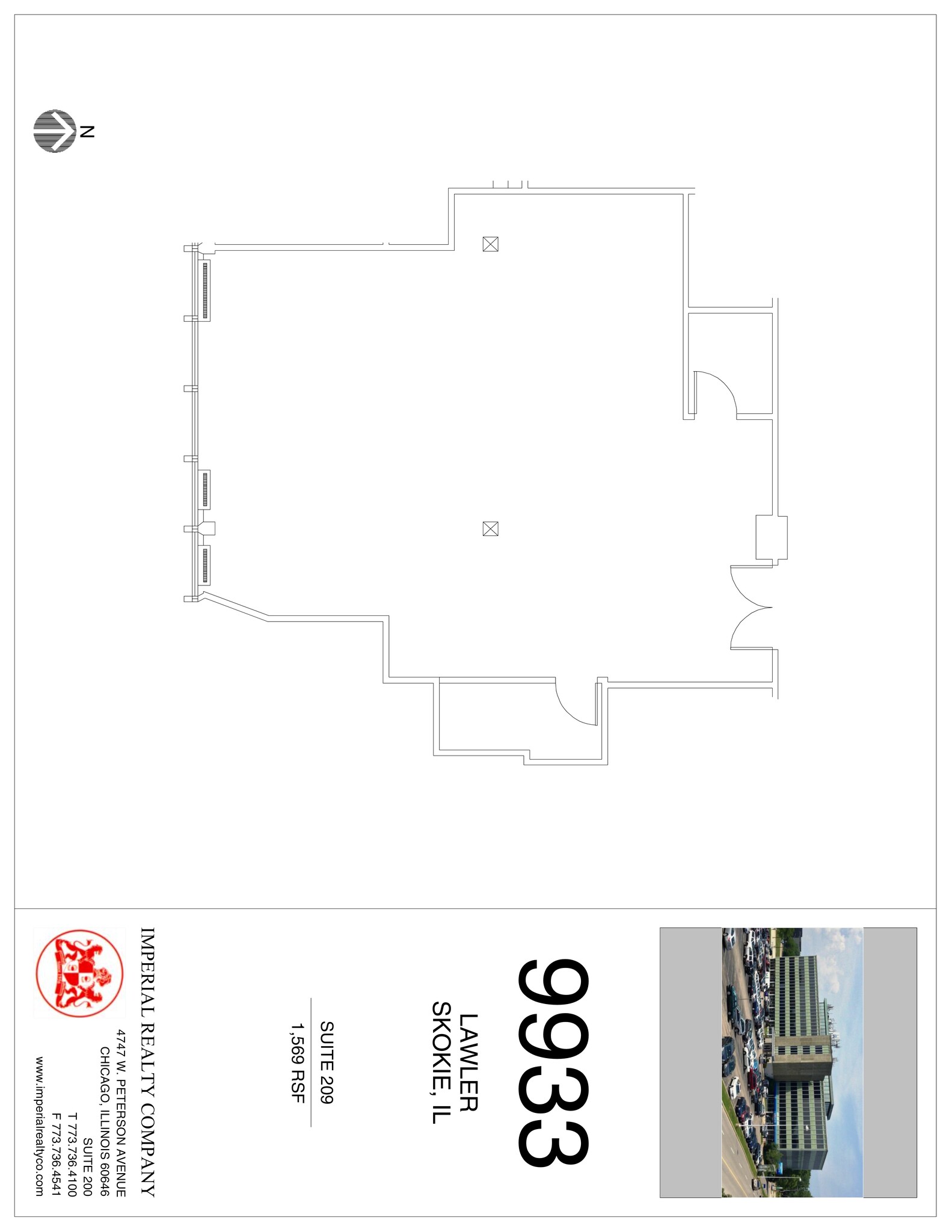 9933 Lawler Ave, Skokie, IL for lease Site Plan- Image 1 of 3