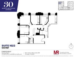 30 N Michigan Ave, Chicago, IL for lease Floor Plan- Image 1 of 6