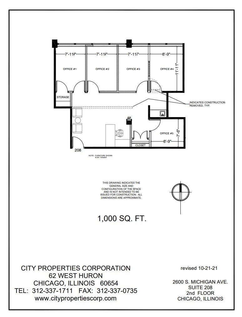 2600 S Michigan Ave, Chicago, IL for lease Floor Plan- Image 1 of 1