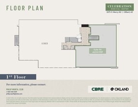 3275 South Mercy Road, Gilbert, AZ for lease Floor Plan- Image 1 of 1