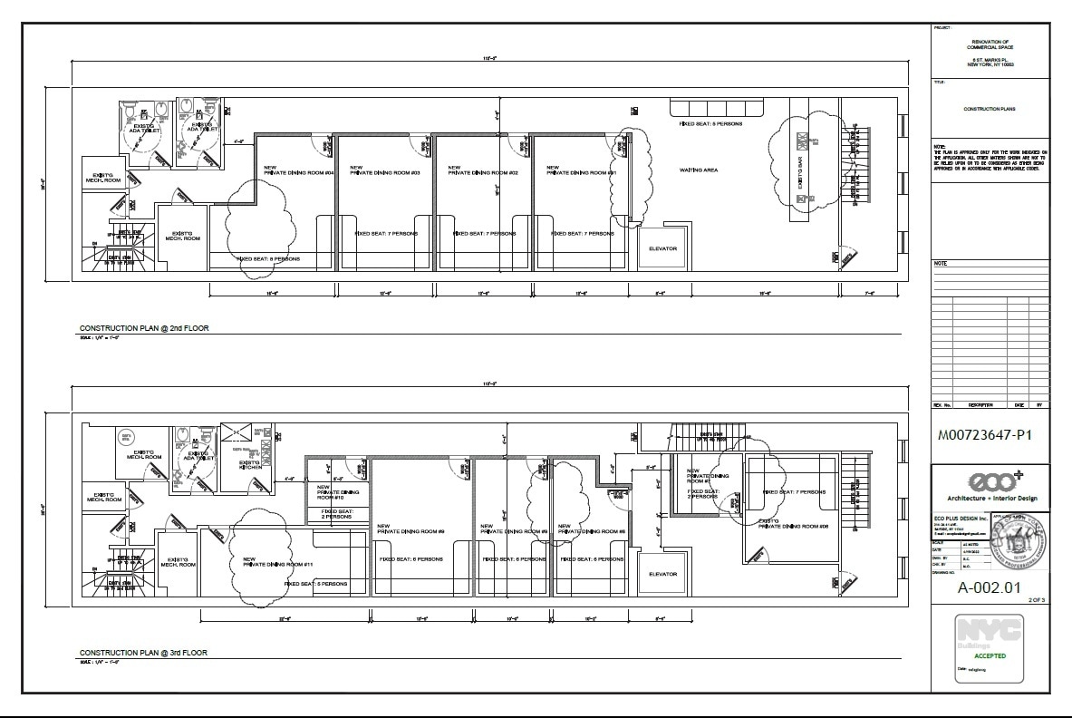 6 Saint Marks Pl, New York, NY for lease Typical Floor Plan- Image 1 of 7