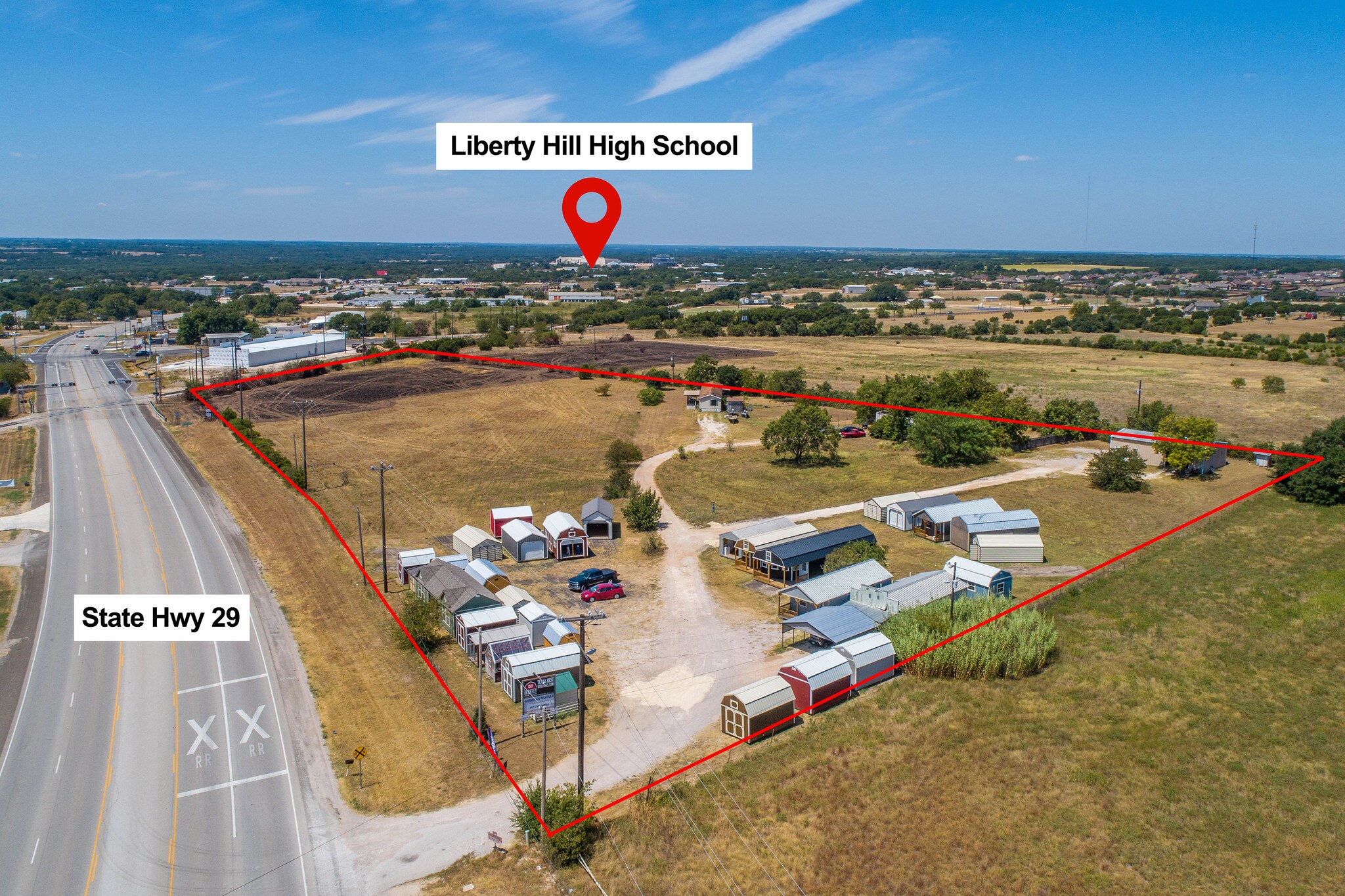 14852 Hwy 29, Liberty Hill, TX, 78642 Commercial Land For Sale