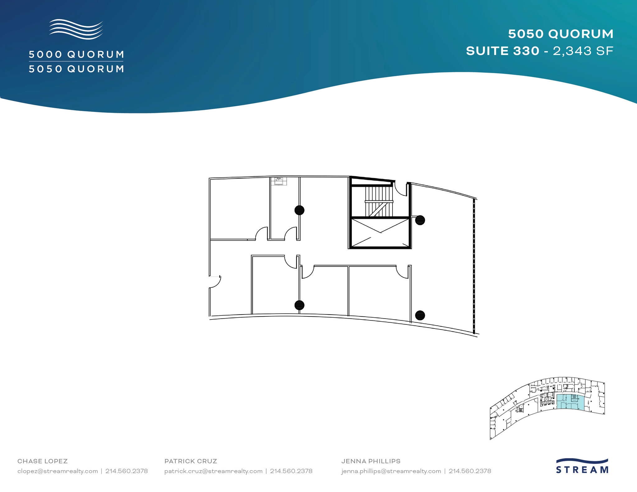 5050 Quorum Dr, Dallas, TX for lease Floor Plan- Image 1 of 1