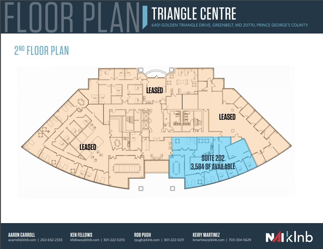 6401 Golden Triangle Dr, Greenbelt, MD for lease Floor Plan- Image 1 of 1