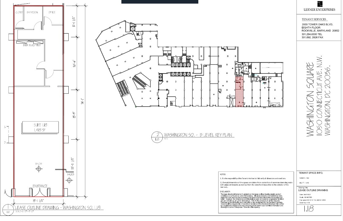 1050 Connecticut Ave NW, Washington, DC for lease Floor Plan- Image 1 of 1