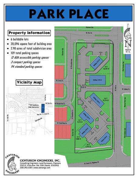 101 N Park Ln, Eagle, ID for sale - Plat Map - Image 2 of 4