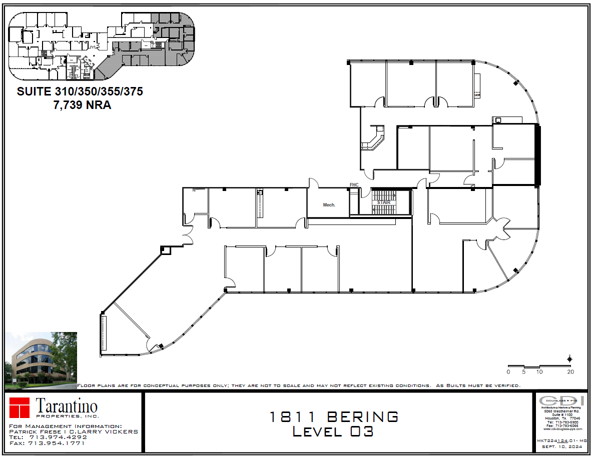 1811 Bering Dr, Houston, TX for lease Floor Plan- Image 1 of 1