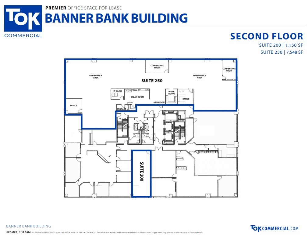 950 W Bannock St, Boise, ID for lease Floor Plan- Image 1 of 1