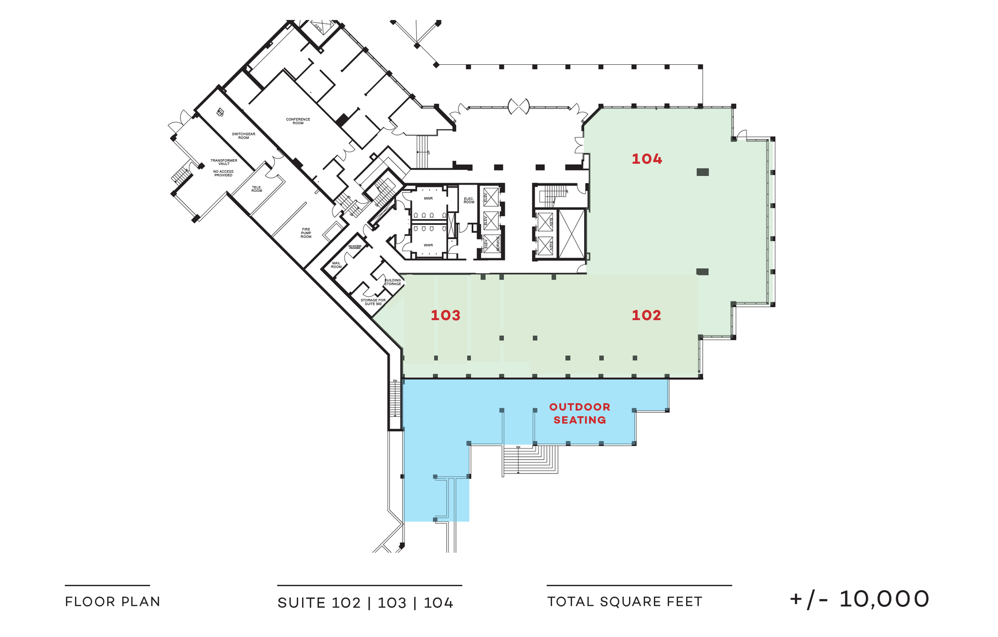 601 Brickell Key Dr, Miami, FL for lease Floor Plan- Image 1 of 1