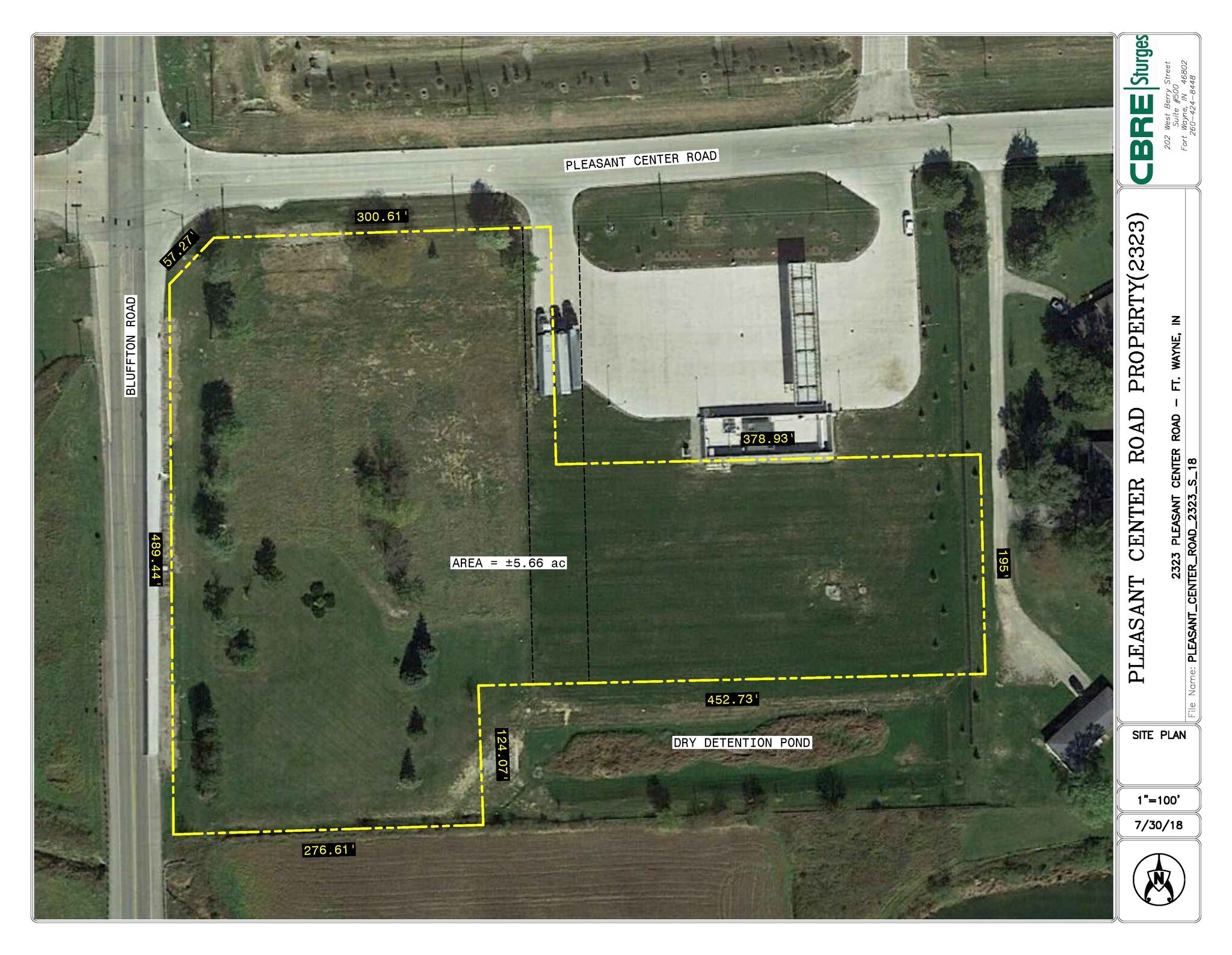 2323 W Pleasant Center Rd, Fort Wayne, IN for sale Site Plan- Image 1 of 1