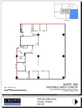 1500 Don Mills Rd, Toronto, ON for lease Floor Plan- Image 1 of 1