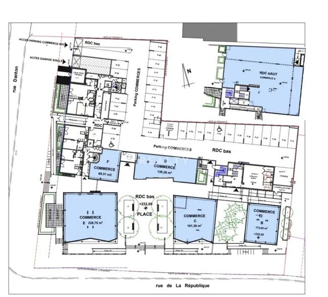 Retail in Genas for sale - Site Plan - Image 3 of 3
