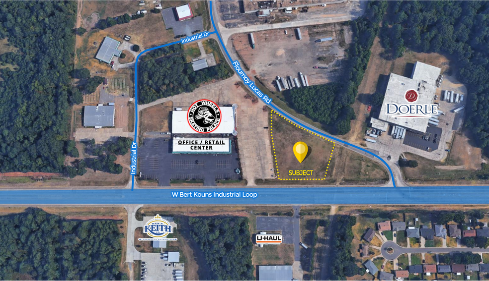 W Bert Kouns Industrial Loop At Flournoy Lucas Rd, Shreveport, LA 71118