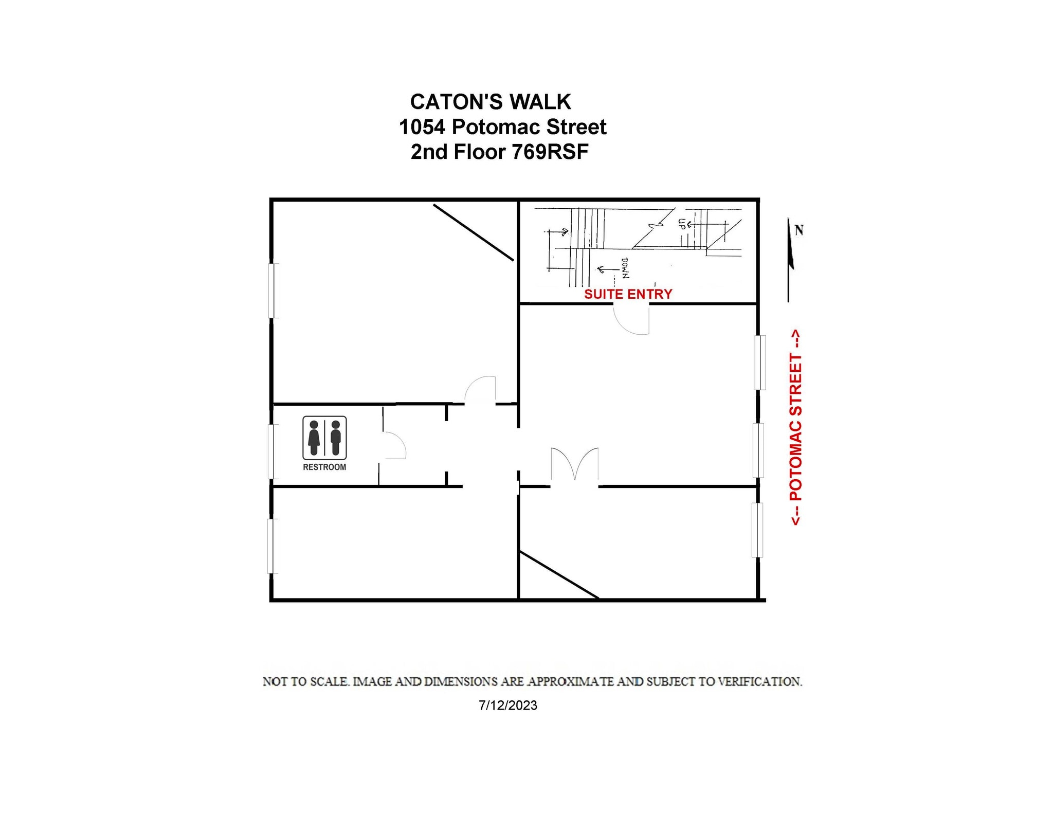 1054 Potomac St NW, Washington, DC for lease Floor Plan- Image 1 of 9