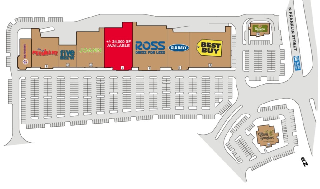 105-175 Shoppers Way, Christiansburg, VA for lease Site Plan- Image 1 of 1