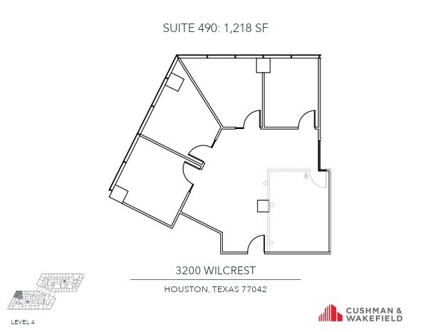 3200 Wilcrest Dr, Houston, TX for lease Floor Plan- Image 1 of 1