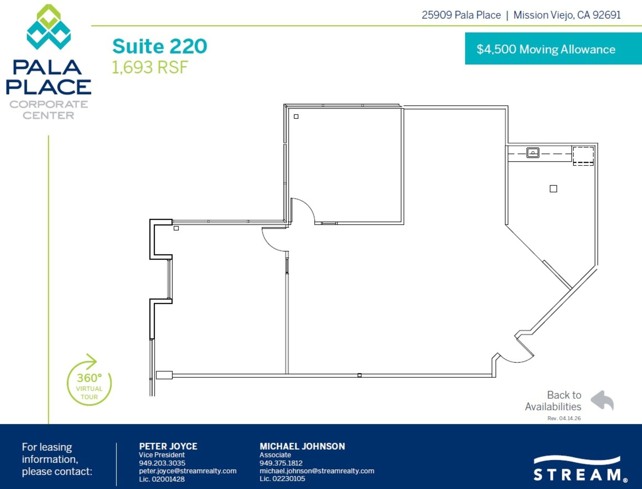 25909 Pala Pl, Mission Viejo, CA for lease Floor Plan- Image 1 of 1