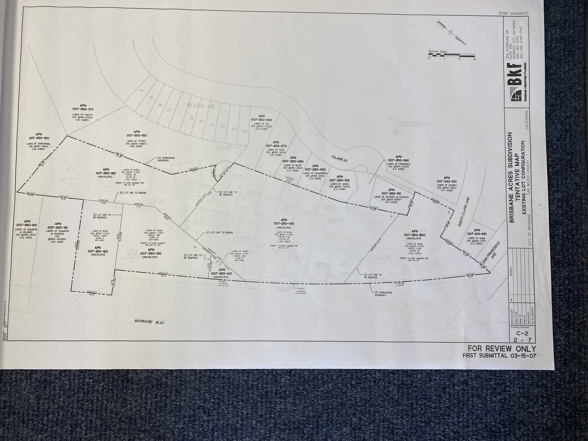 0 Bayshore Blvd., Brisbane, CA for sale Site Plan- Image 1 of 8