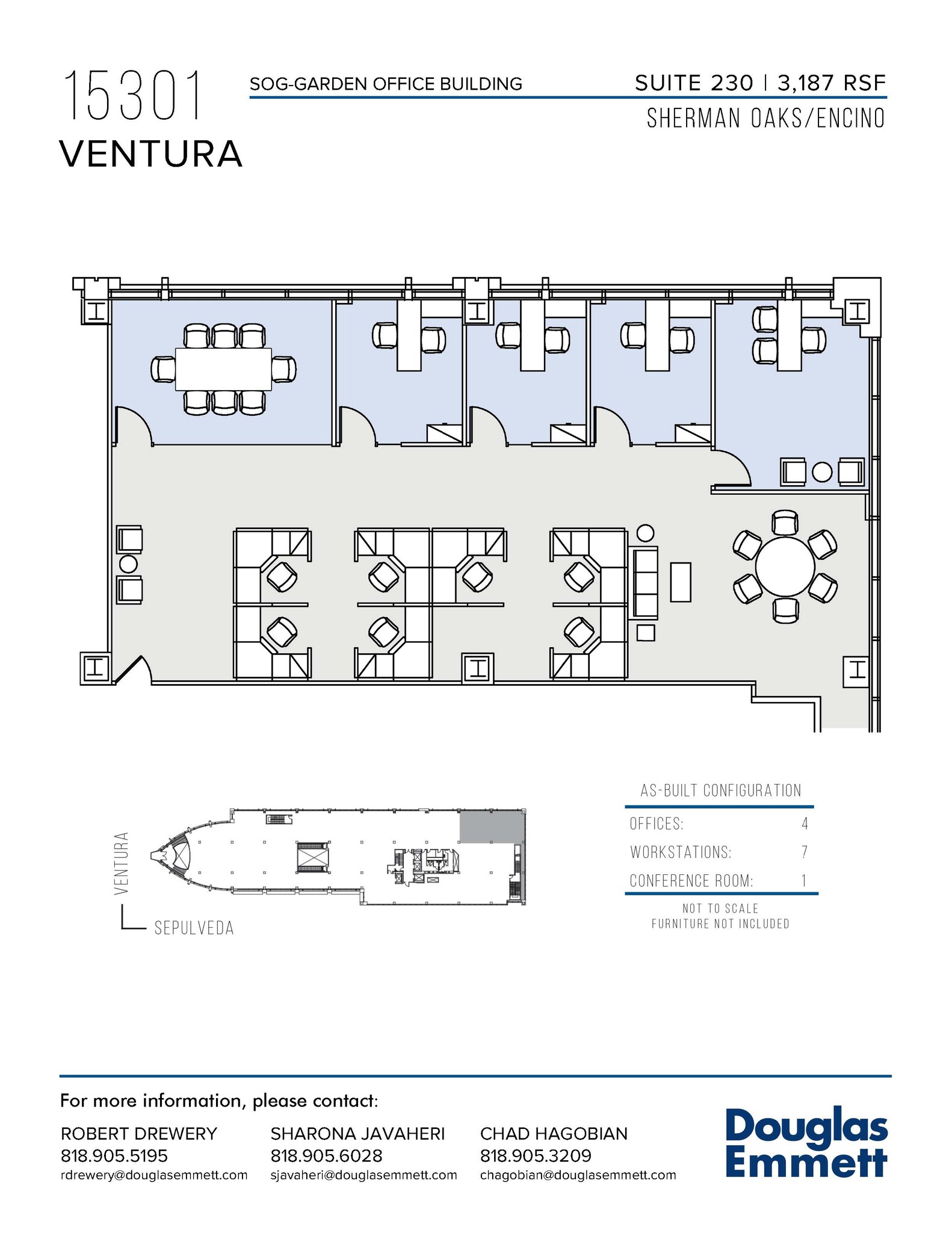 15301 Ventura Blvd, Sherman Oaks, CA for lease Floor Plan- Image 1 of 1