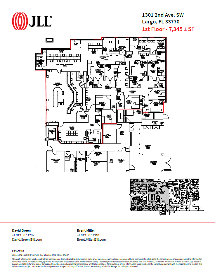 1301 2nd Ave SW, Largo, FL for lease Floor Plan- Image 1 of 1