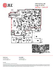 1301 2nd Ave SW, Largo, FL for lease Floor Plan- Image 1 of 1