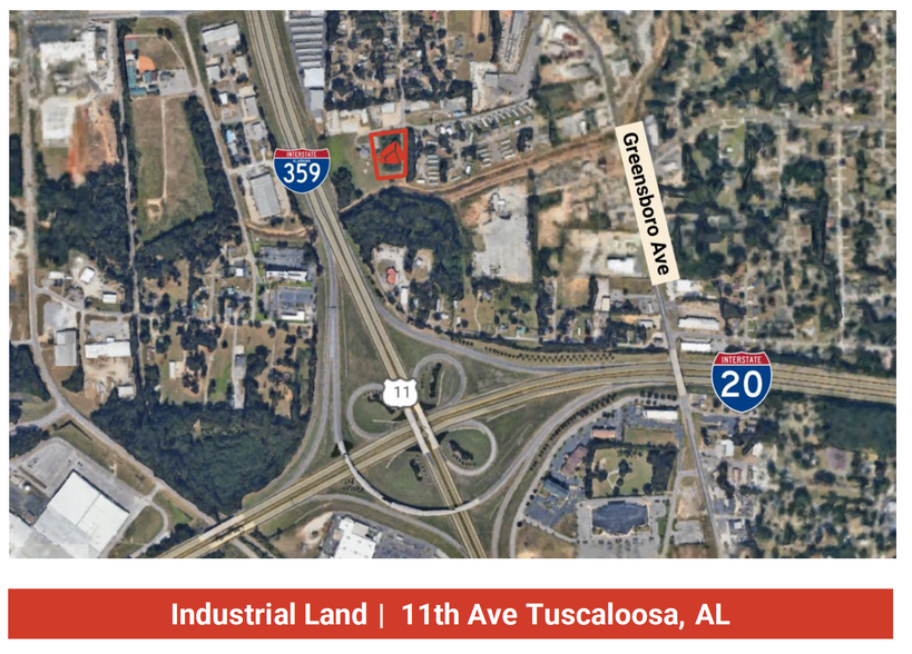 Lot 2 11th Ave, Tuscaloosa, AL for lease - Building Photo - Image 1 of 7