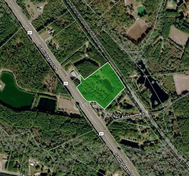 0 Elbert Arnsdorff and Hwy 21, Springfield, GA for sale - Aerial - Image 1 of 2