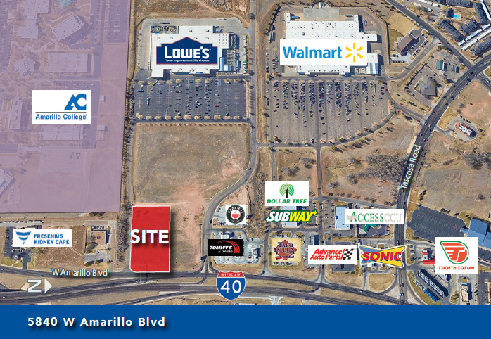 5840 Amarillo Blvd, Amarillo, TX for sale - Building Photo - Image 1 of 2