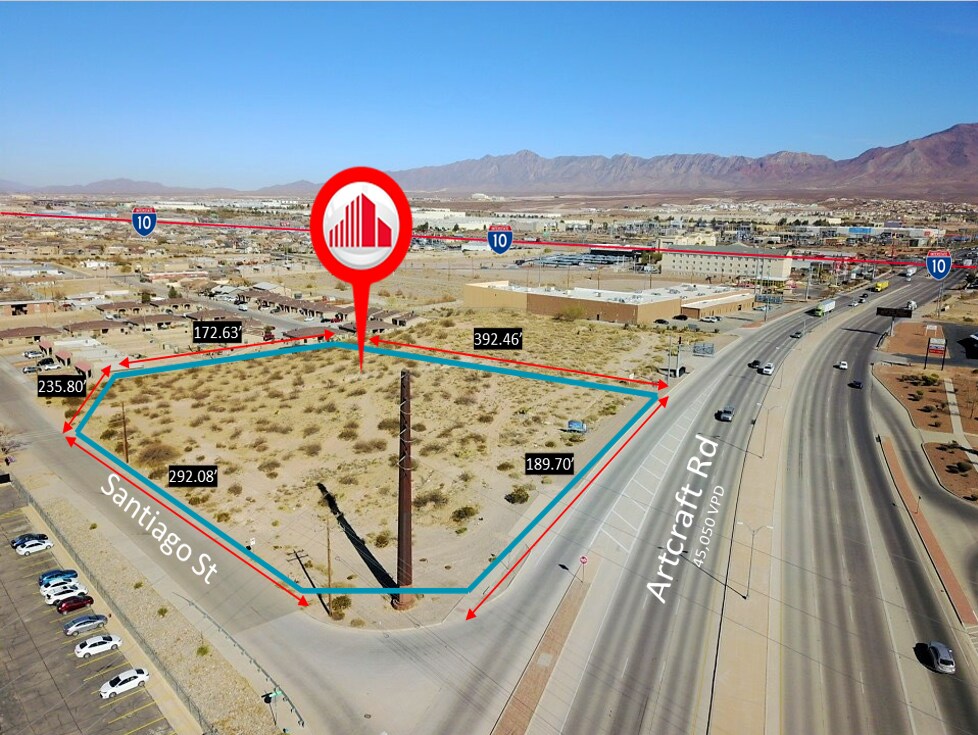 Artcraft Rd & Santiago St, El Paso, TX 79932