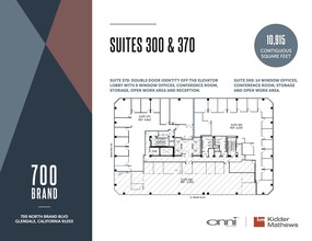 700 N Brand Blvd, Glendale, CA for lease Floor Plan- Image 1 of 1