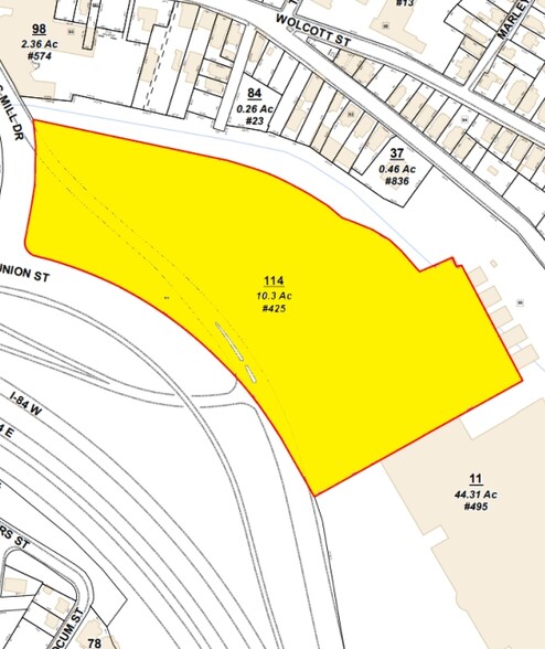 425 Union St, Waterbury, CT for lease - Plat Map - Image 3 of 3