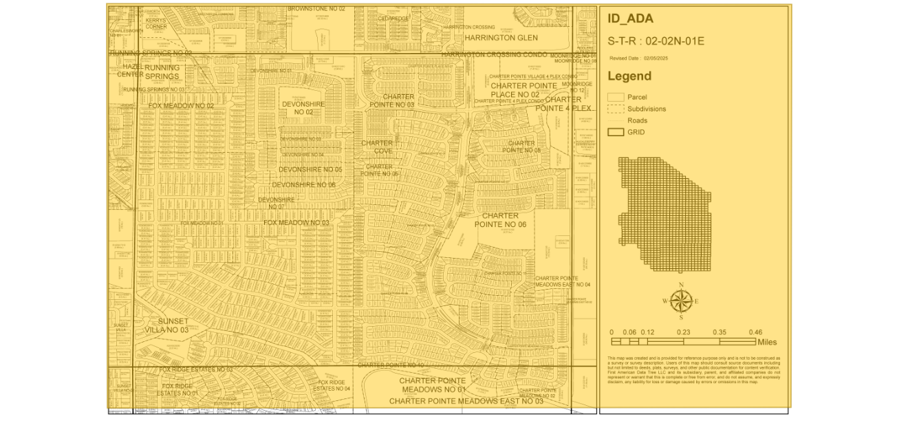 9212 W Brogan Dr, Boise, ID for sale Plat Map- Image 1 of 2