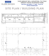 7439 Wright Rd, Houston, TX for lease Site Plan- Image 1 of 1