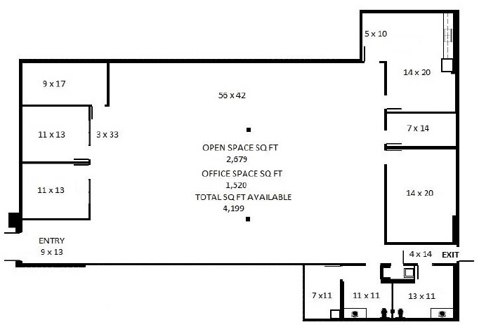 258 Elm Ave, Auburn, CA for lease - Floor Plan - Image 1 of 13