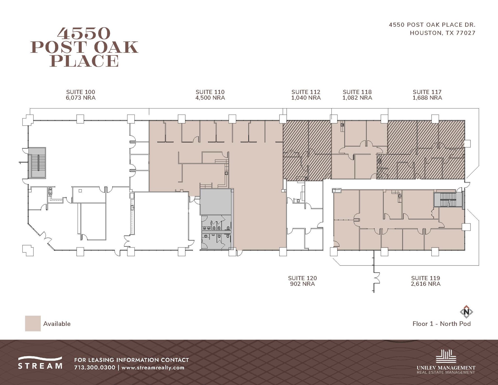 4550 Post Oak Place Dr, Houston, TX for lease Floor Plan- Image 1 of 1