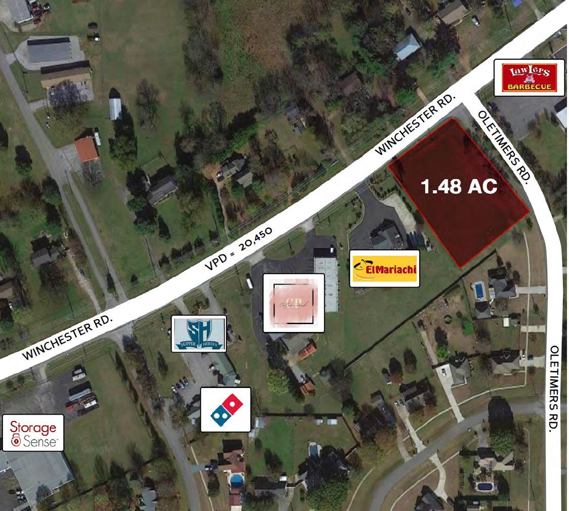 Winchester Rd. & Oletimers Rd., Huntsville, AL 35811 Land for Sale