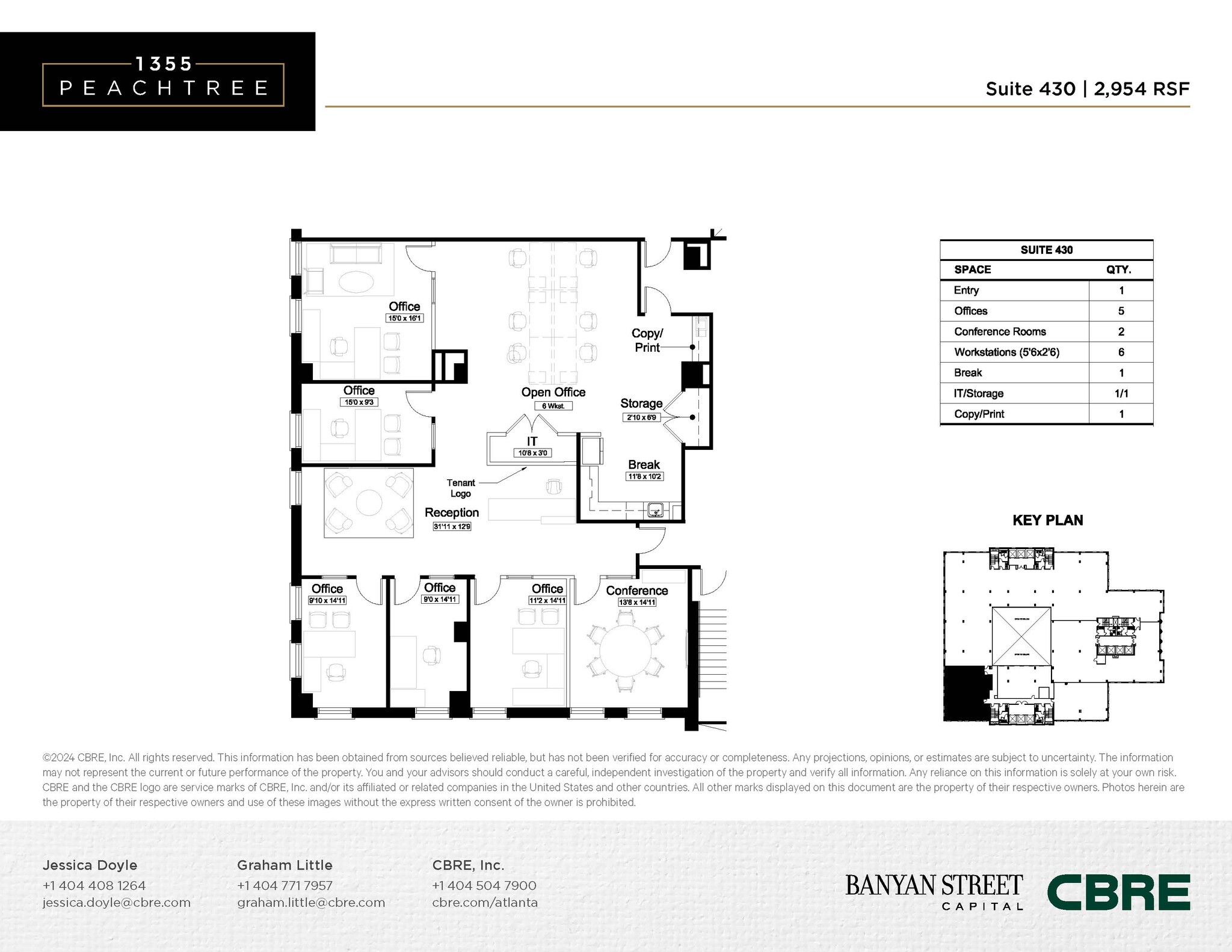 1355 Peachtree St NE, Atlanta, GA for lease Floor Plan- Image 1 of 1