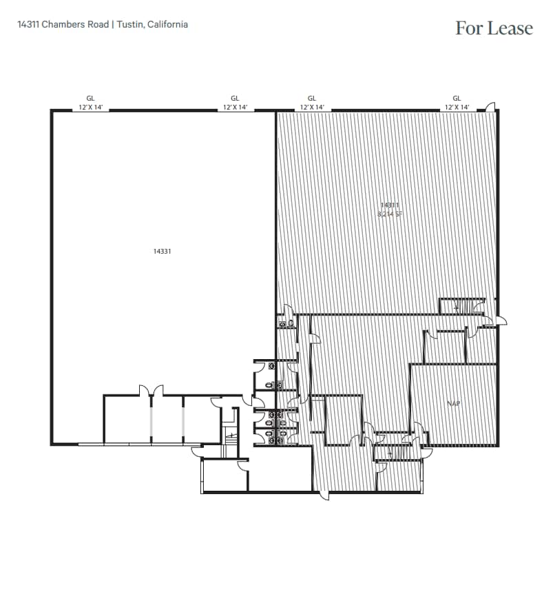 14311-14331 Chambers Rd, Tustin, CA for lease Floor Plan- Image 1 of 1