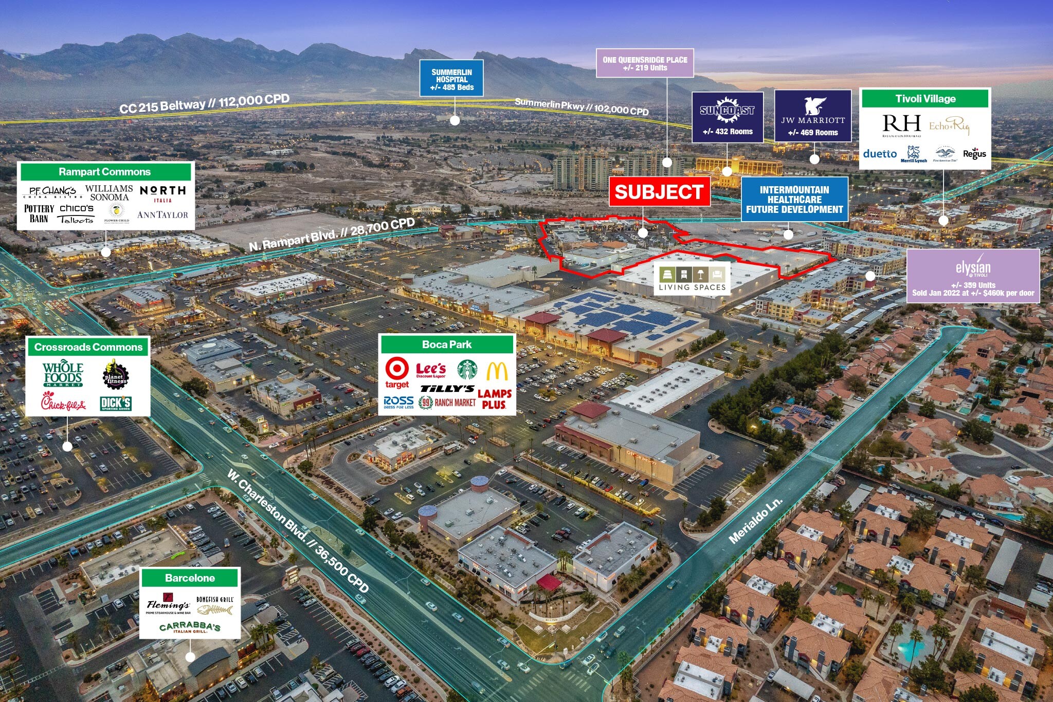 740 S Rampart Blvd, Las Vegas, NV 89145 Boca Park Marketplace