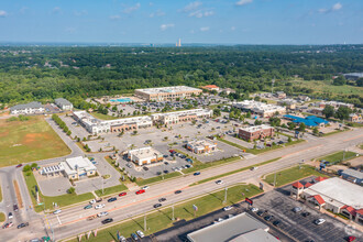 S Memorial Dr, Tulsa, OK - aerial  map view