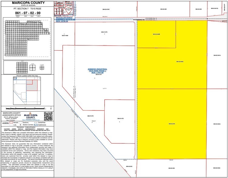 Loop 202 & Dobbins Rd, Laveen, AZ for sale - Plat Map - Image 1 of 1