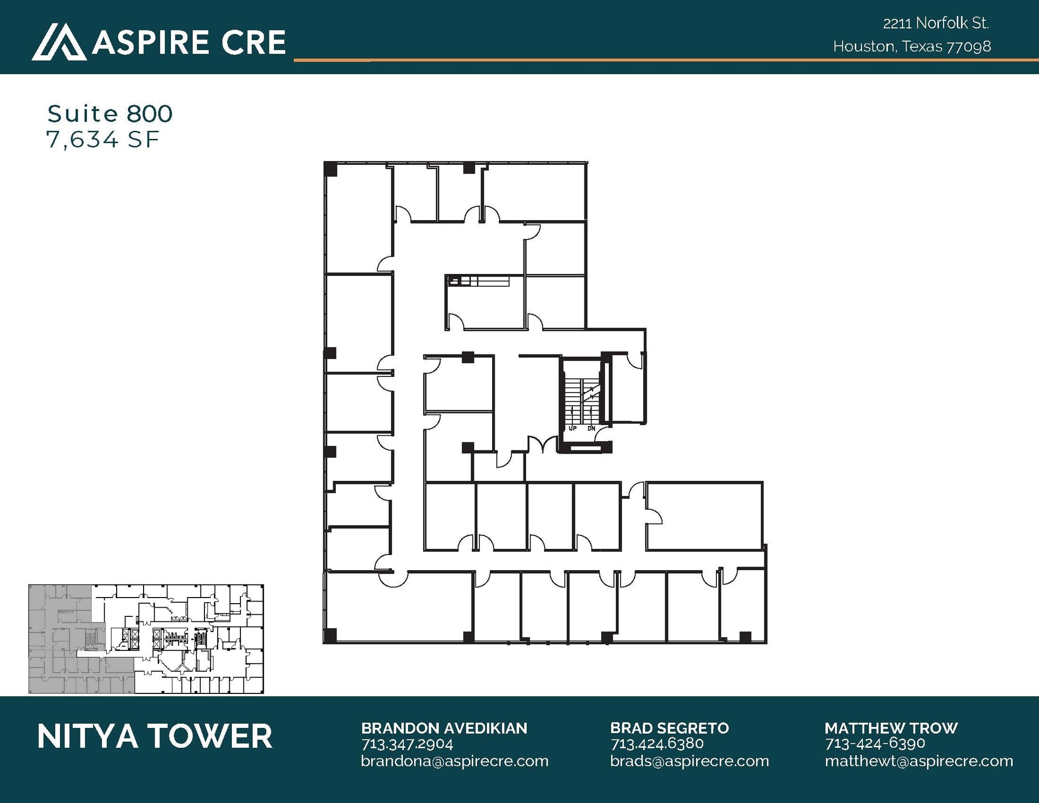 2211 Norfolk St, Houston, TX for lease Floor Plan- Image 1 of 1