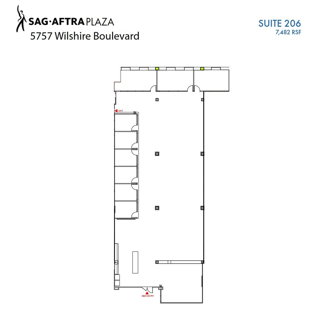 5757 Wilshire Blvd, Los Angeles, CA for lease Floor Plan- Image 1 of 1