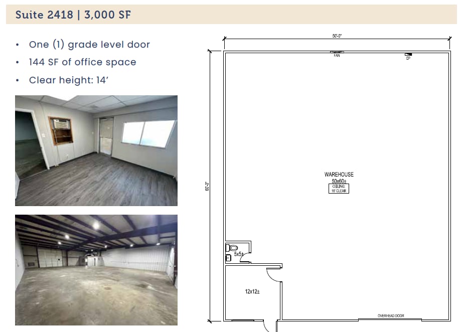 2412-2438 Minnis Dr, Haltom City, TX for lease Interior Photo- Image 1 of 1