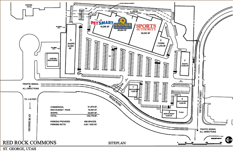 100 S River Rd, Saint George, UT for sale Site Plan- Image 1 of 1