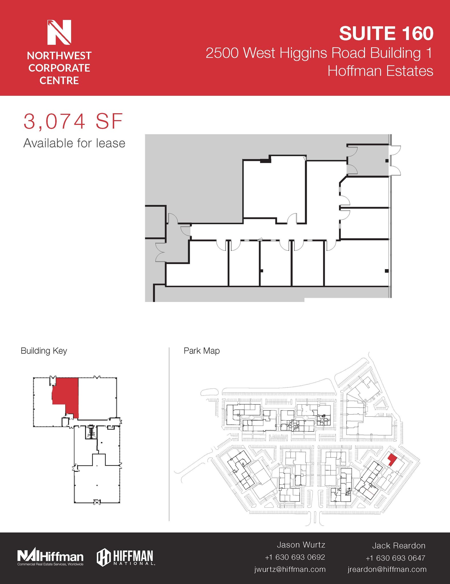 2500 W Higgins Rd, Hoffman Estates, IL for lease Floor Plan- Image 1 of 1